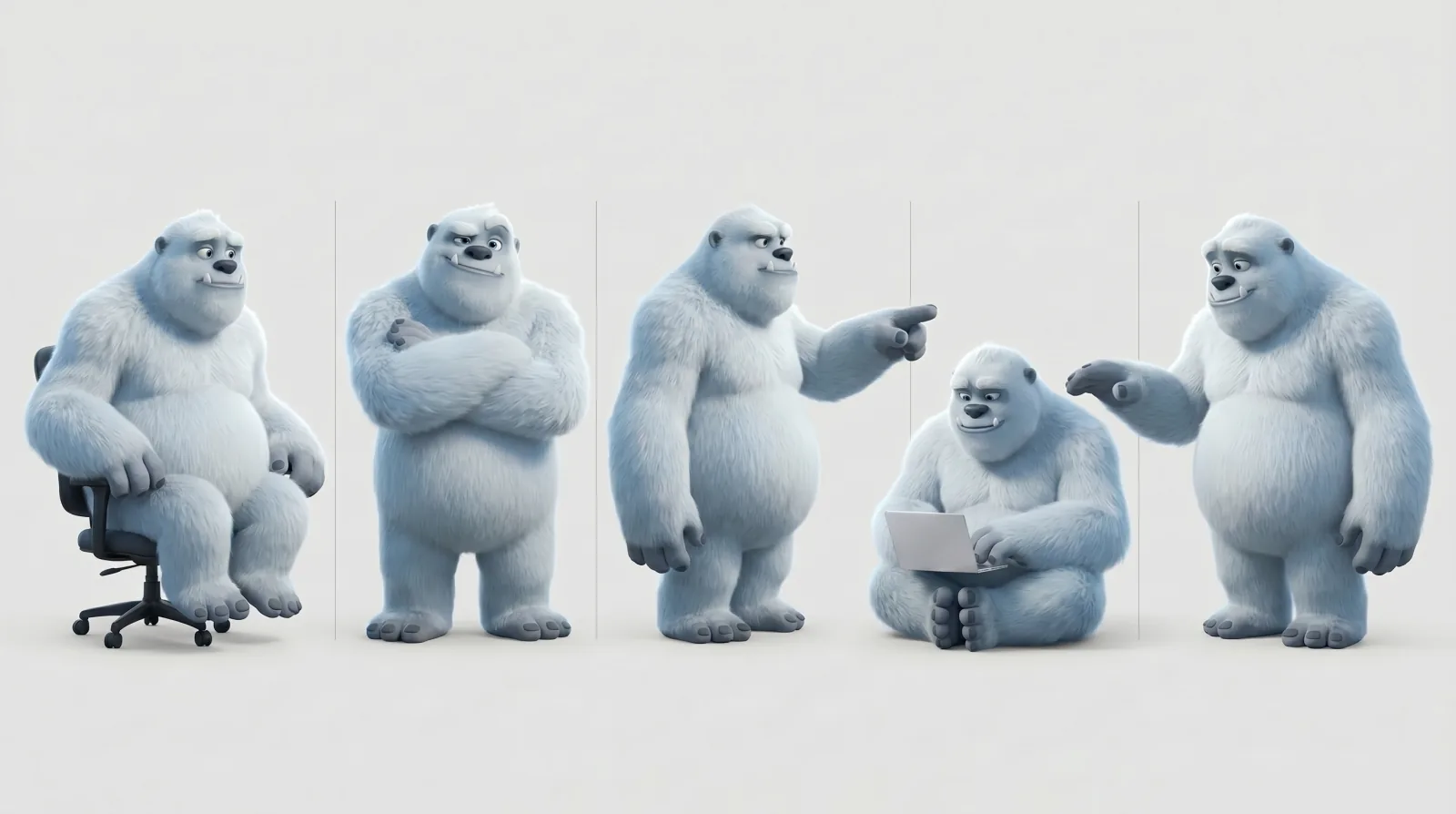 Equipo yeti Snowball trabajando
